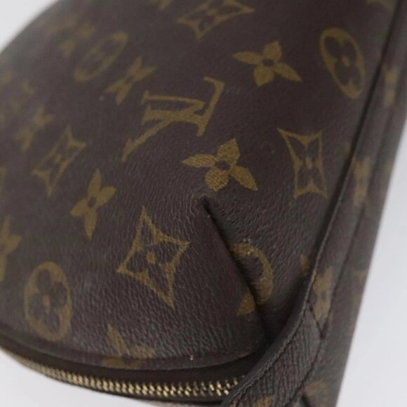 LOUIS VUITTON Monogram Trousse Demi Ronde Cosmetic Pouch M47520 LV Auth EC293 - Picture 11 of 16